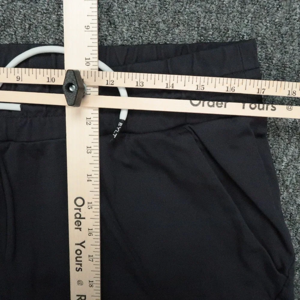BYLT Pants Mens XL Blue Active Jogger Tapered Zip Pocket Athletic Cuffed